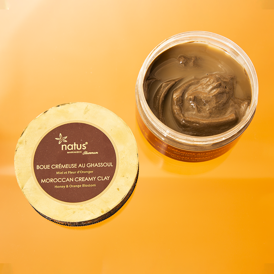 Creamy Rhassoul Mud Honey - Orange Blossom 250ml