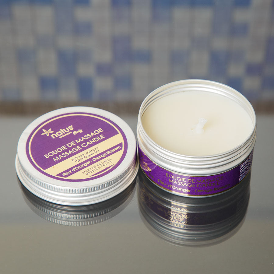 Massage candle with argan oil and shea butter 70g