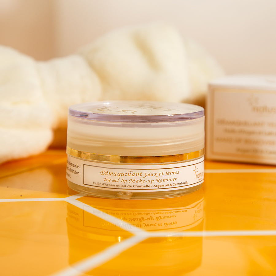 Eye and lip makeup remover - Argan oil and camel milk 15ml