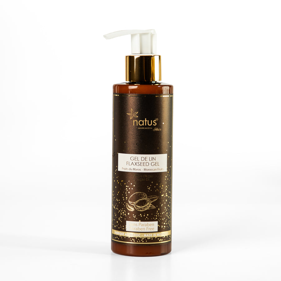 Paraben-free flaxseed gel