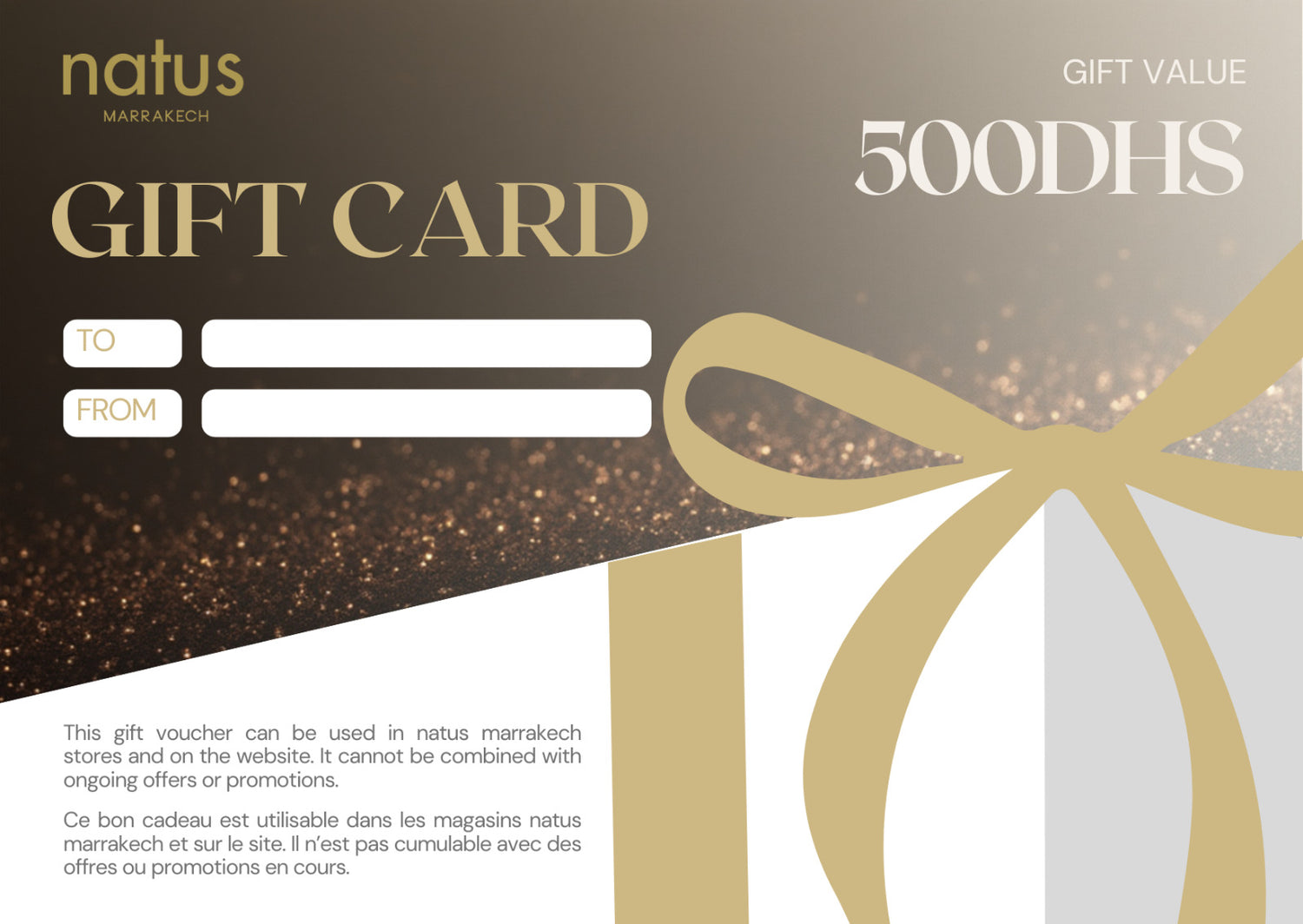 Carte Cadeau Natus Marrakech