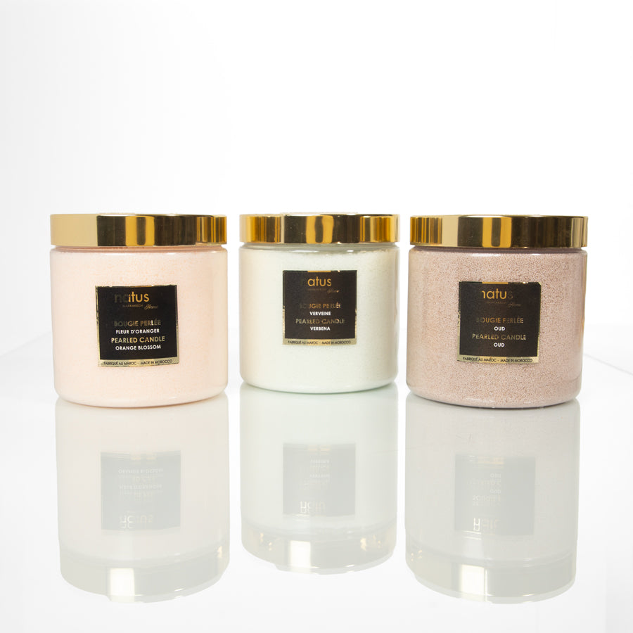 Bougie Perlée Parfumée Pot 300g