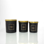 Set 3 Verres pour bougie perlée