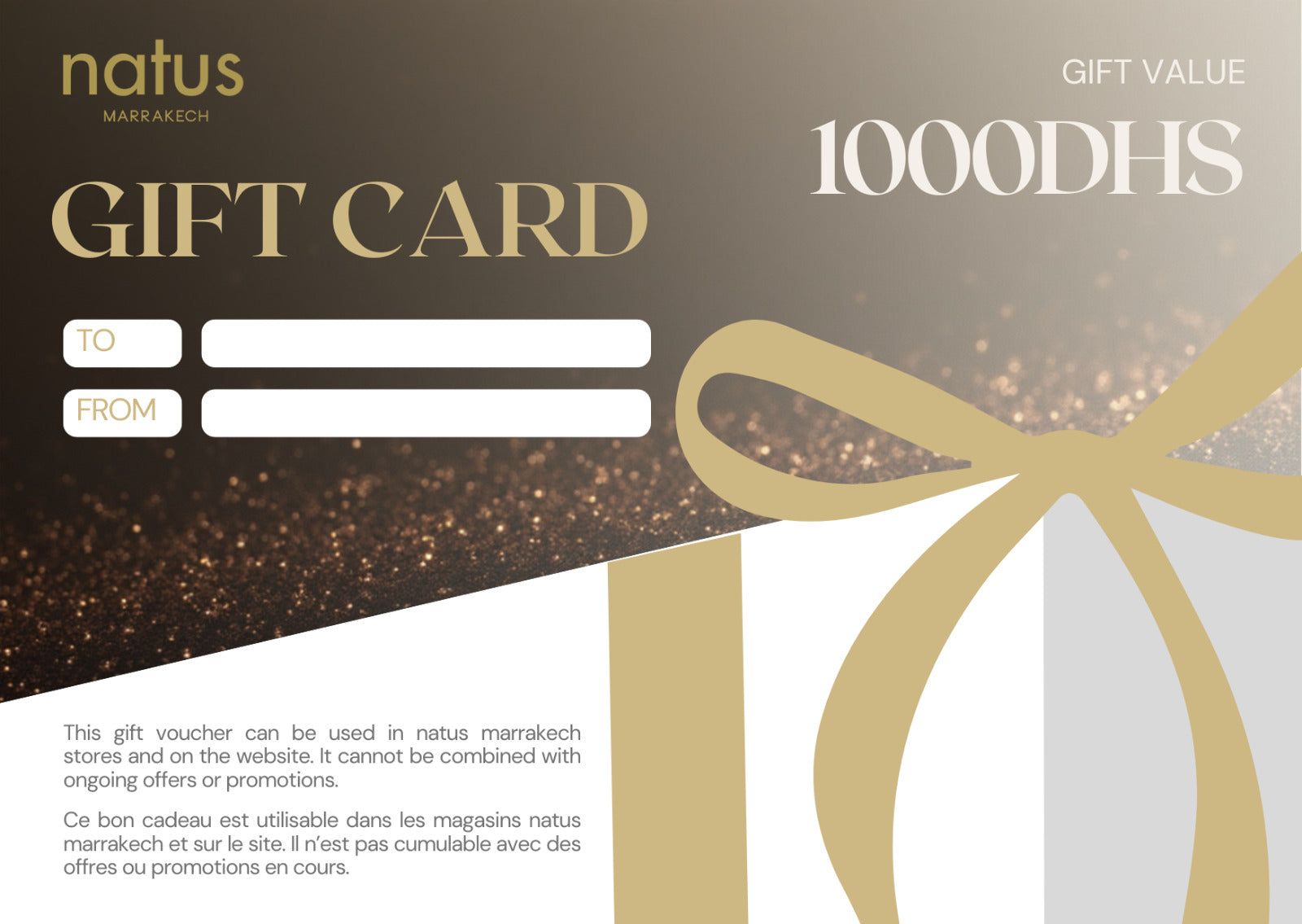 Carte Cadeau Natus Marrakech