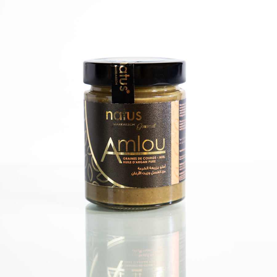 Amlou des Grains de Courge Marocain 100% Naturel - Pâte à Tartiner Artisanale du Maroc