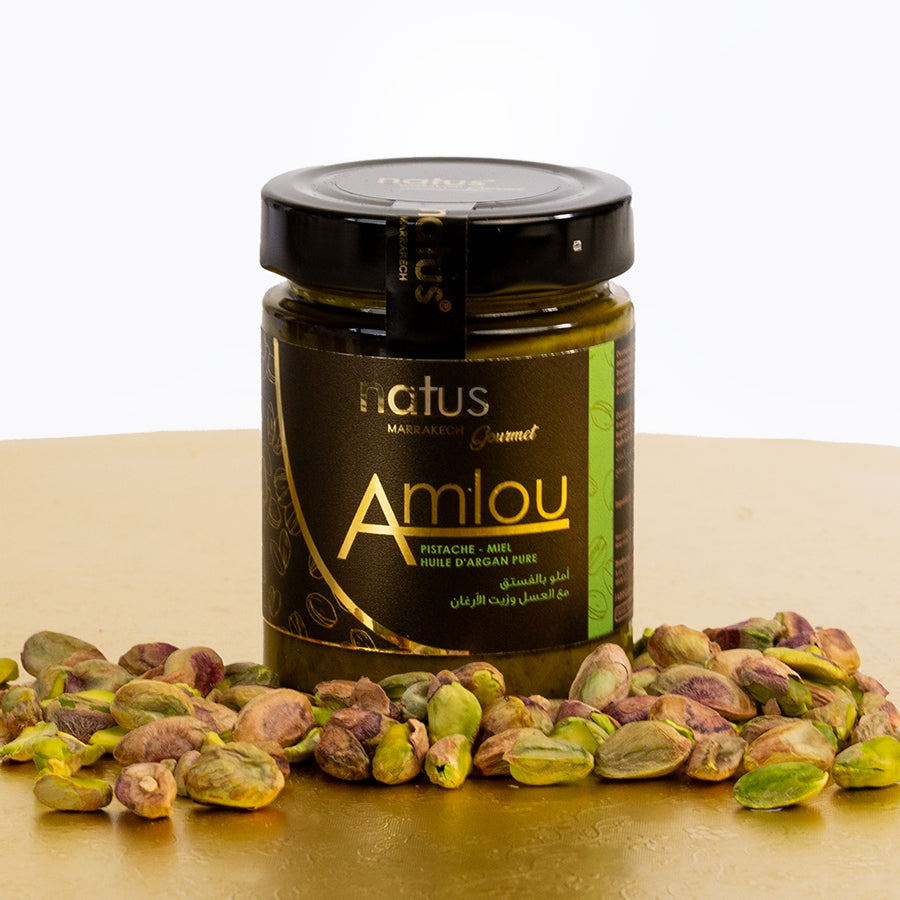 Amlou de Pistache 100% Naturel - Pâte à Tartiner Artisanale du Maroc