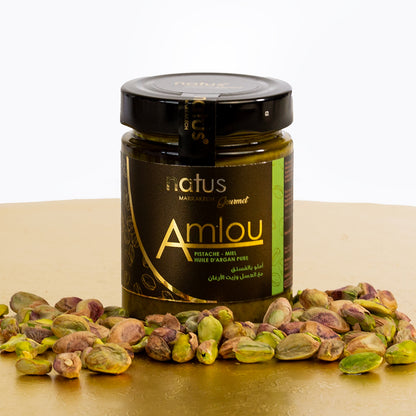 Amlou de Pistache 100% Naturel - Pâte à Tartiner Artisanale du Maroc