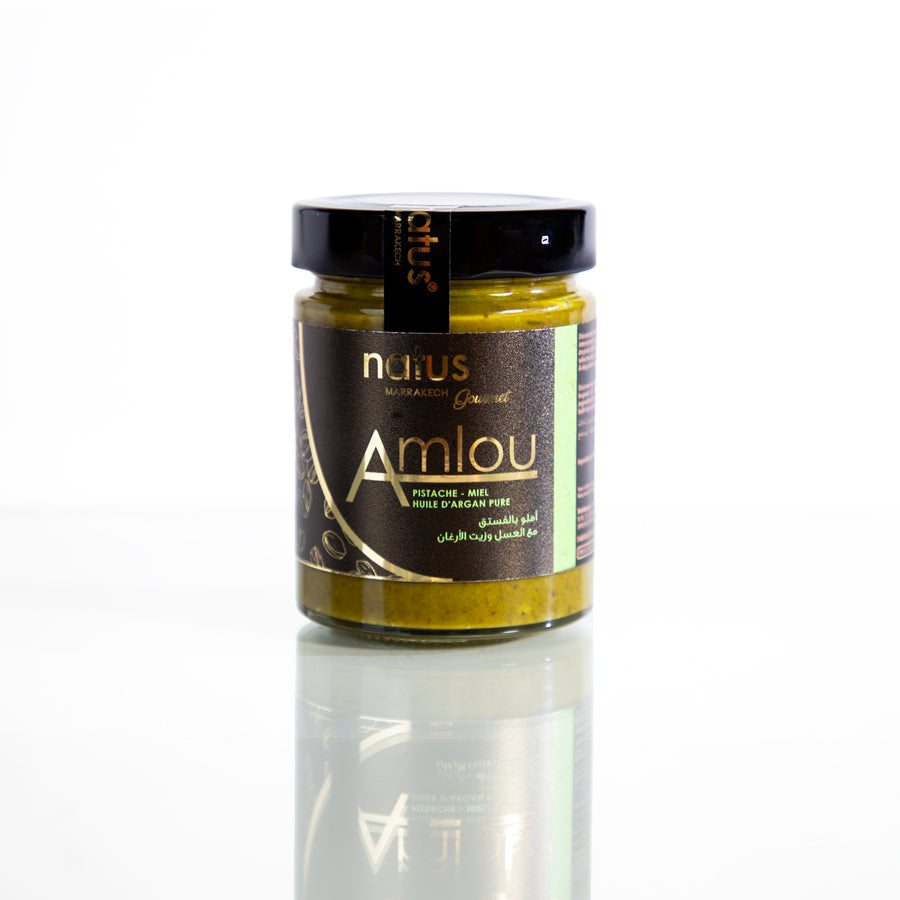 Amlou de Pistache 100% Naturel - Pâte à Tartiner Artisanale du Maroc