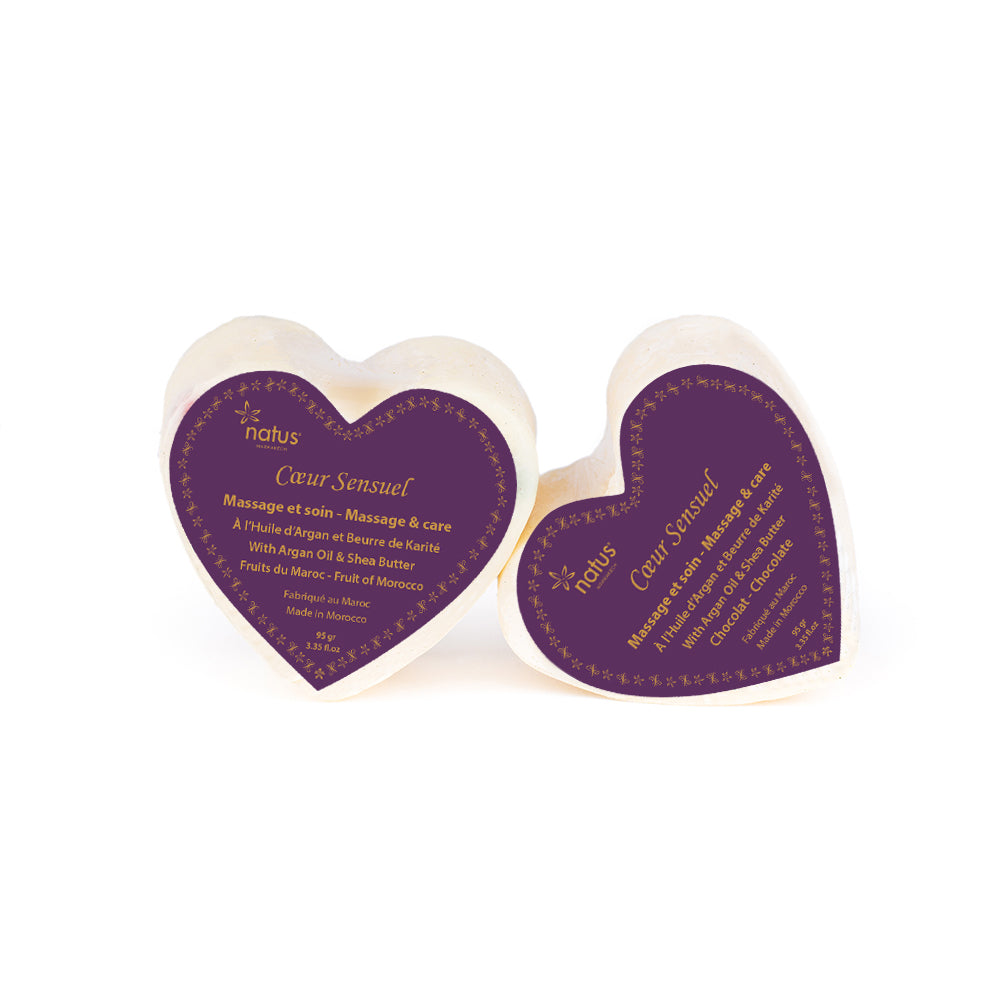 Sensual Heart massage and treatment with Argan oil and Shea Butter