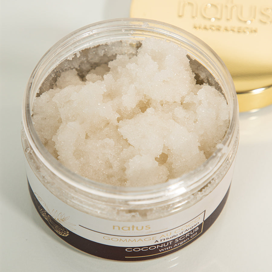 Gommage au coco, sucre et huile d&