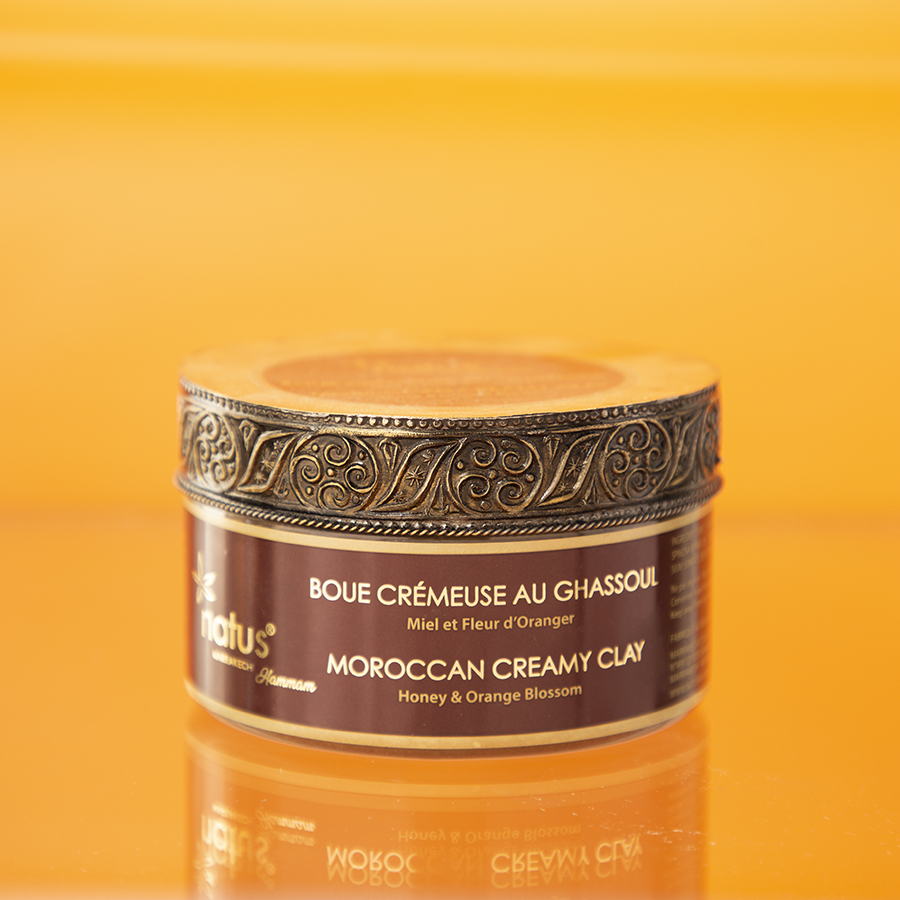 Boue crémeuse au Rhassoul Miel - Fleur d&