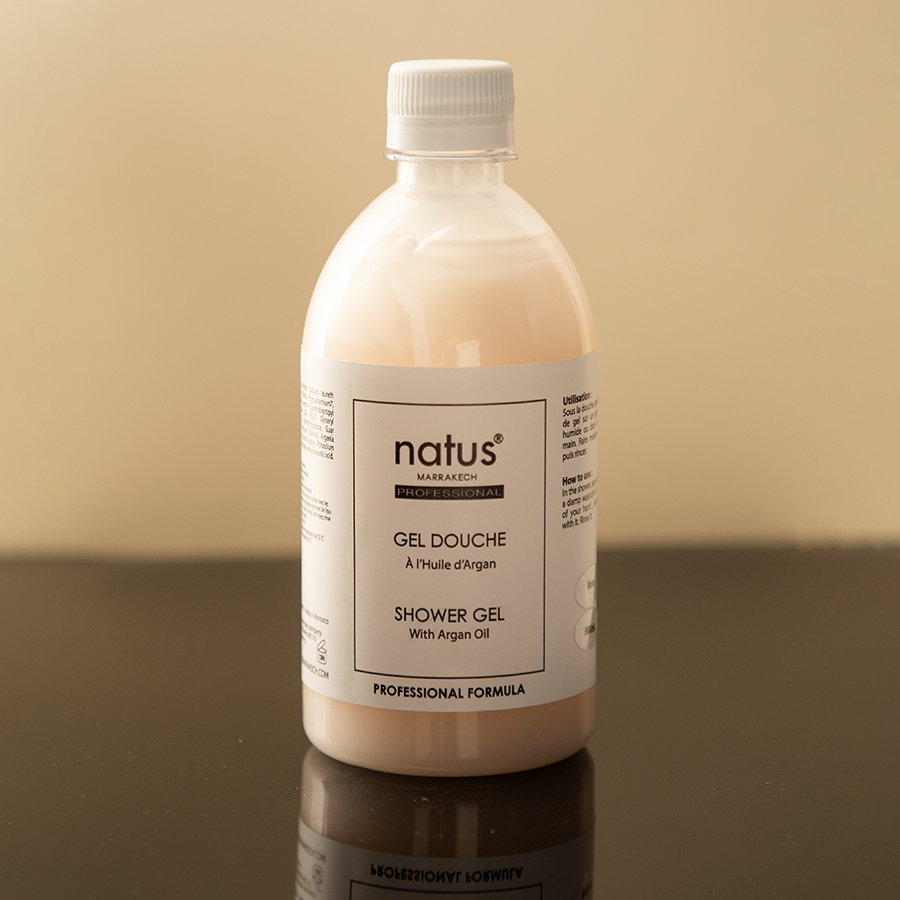 Shower gel with argan oil