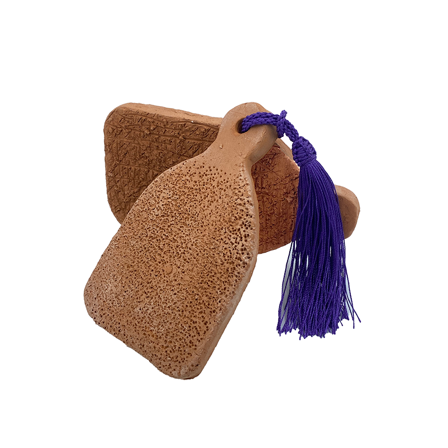 Terracotta pumice stone