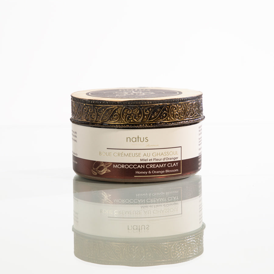 Creamy Rhassoul Mud Honey - Orange Blossom 250ml