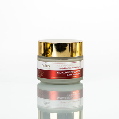 BOUE EXFOLIANTE VISAGE 100ml -  Argile Blanche &amp; Poudre d&