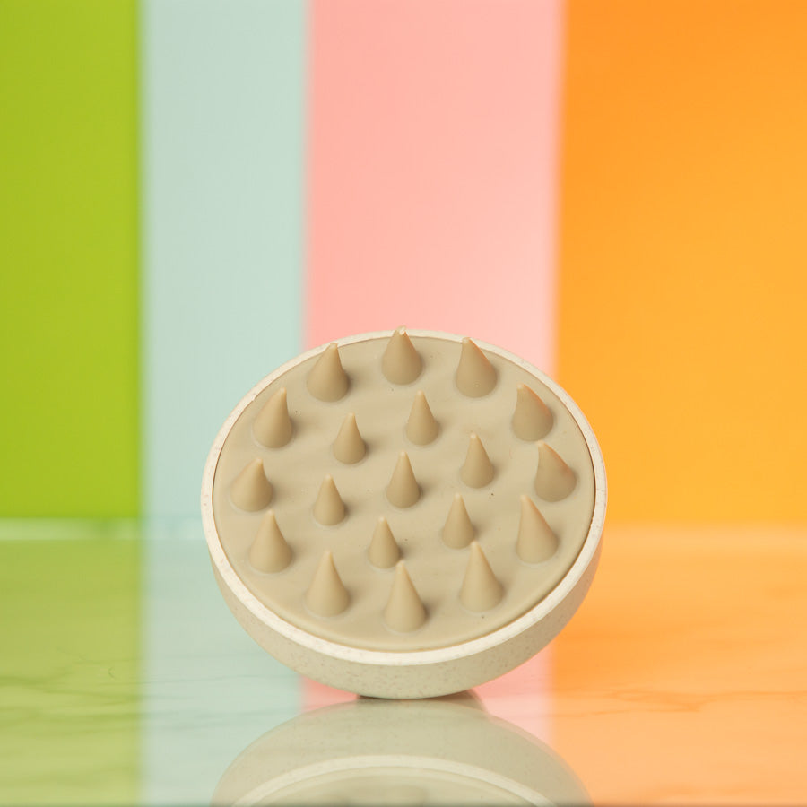 Brosse en silicone - Massage du cuir Chevelu