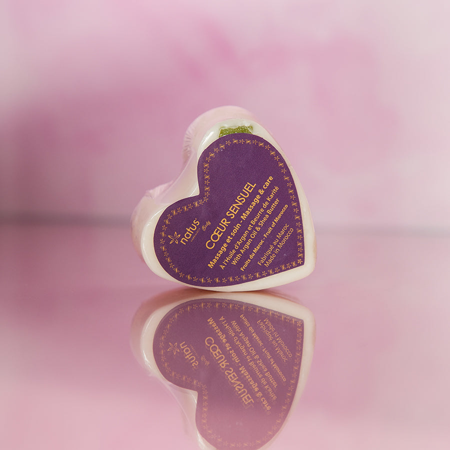 Sensual Heart massage and treatment with Argan oil and Shea Butter