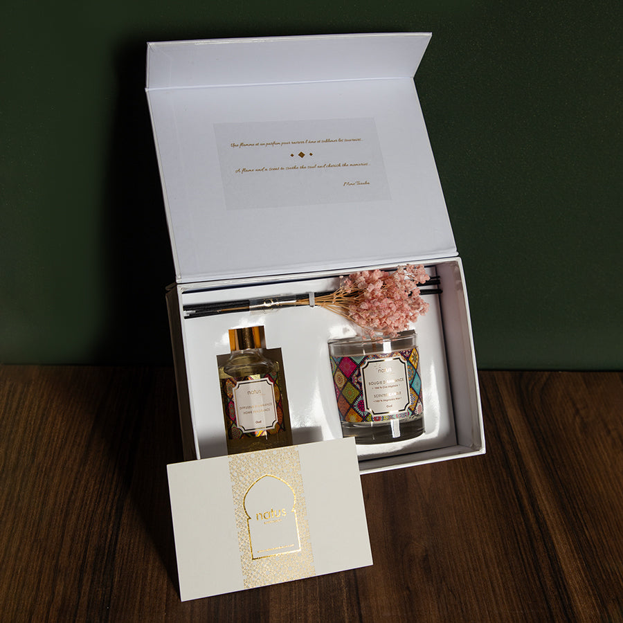 Coffret Essences du Maroc - Diffuseur &amp; Bougie parfumée