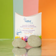 Purifying clay pebbles foaming