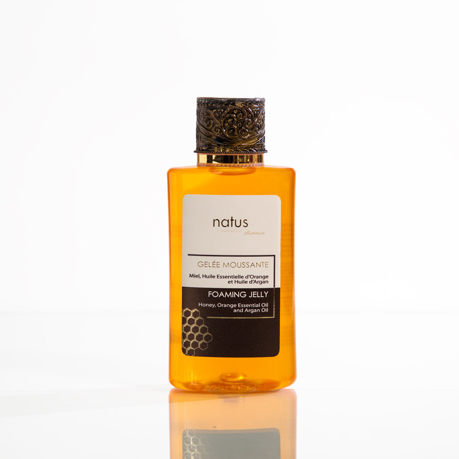 Foaming Jelly Honey, Orange Essential Oil and Argan Oil 200 ml