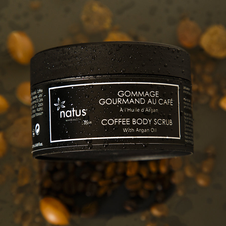 Gommage gourmand au café et huile d&