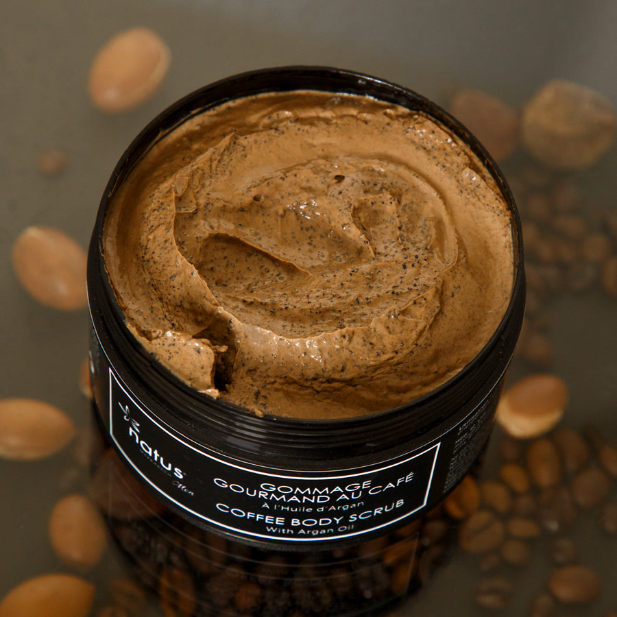 Gommage gourmand au café et huile d&