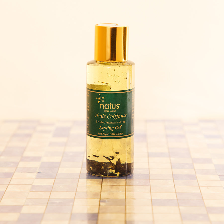 Huile coiffante à l'huile d'argan & Arbre à thé 100ml