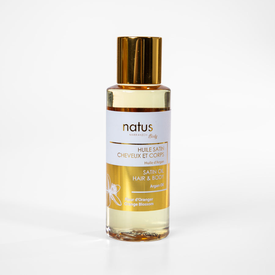 Huile de satin Corps et cheveux Huile d'Argan 100ml