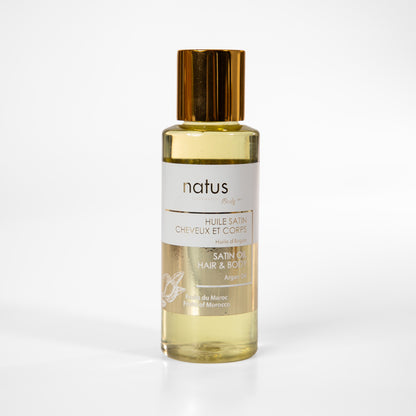 Huile de satin Corps et cheveux Huile d&