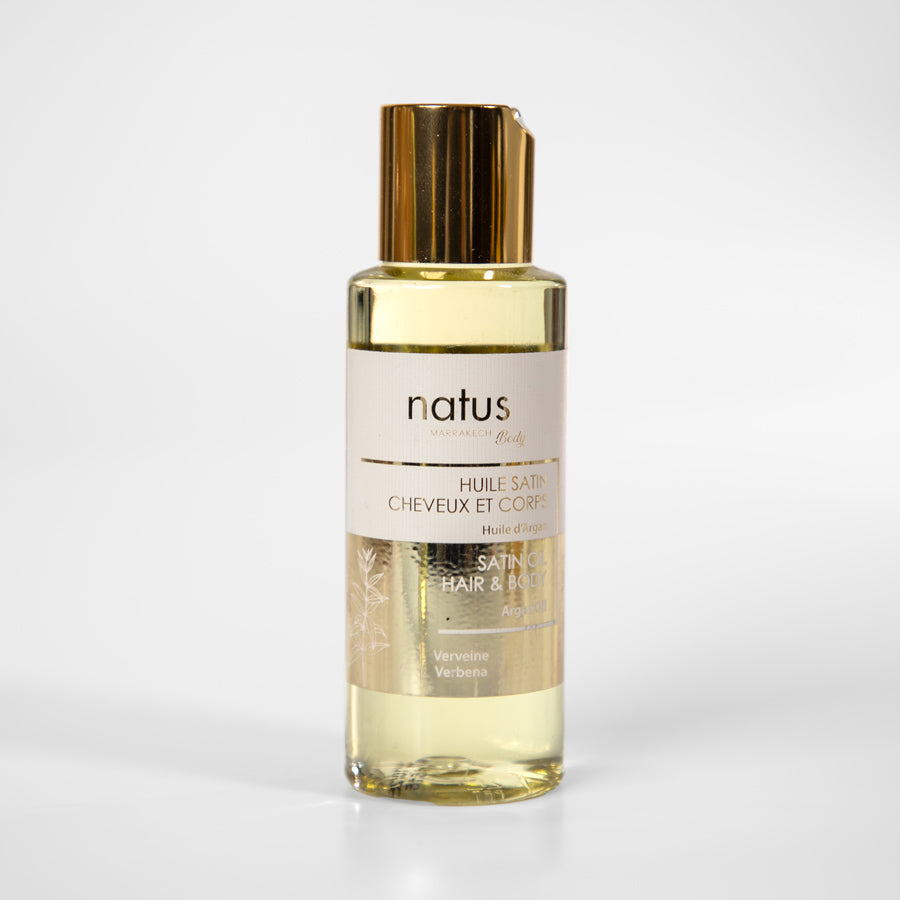 Huile de satin Corps et cheveux Huile d&