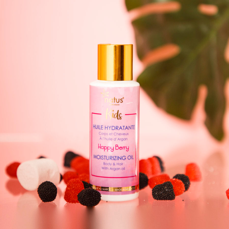 Huile hydratante corps et cheveux Happy Berry 100 ml