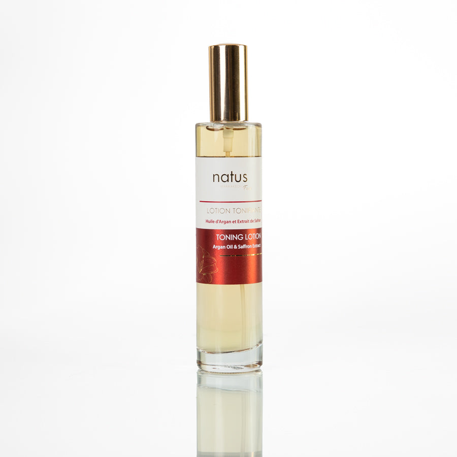 LOTION TONIFIANTE 100ml Huile d'Argan & Extraits de Safran