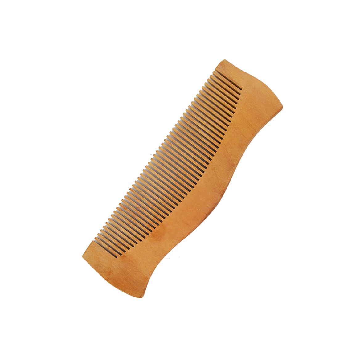 Detangling wooden comb soaked in essential oils