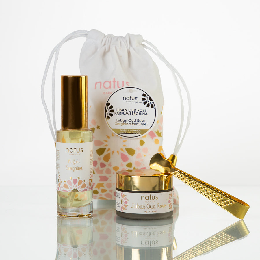 Serghina and Louban Oud Rose Gift Pouch