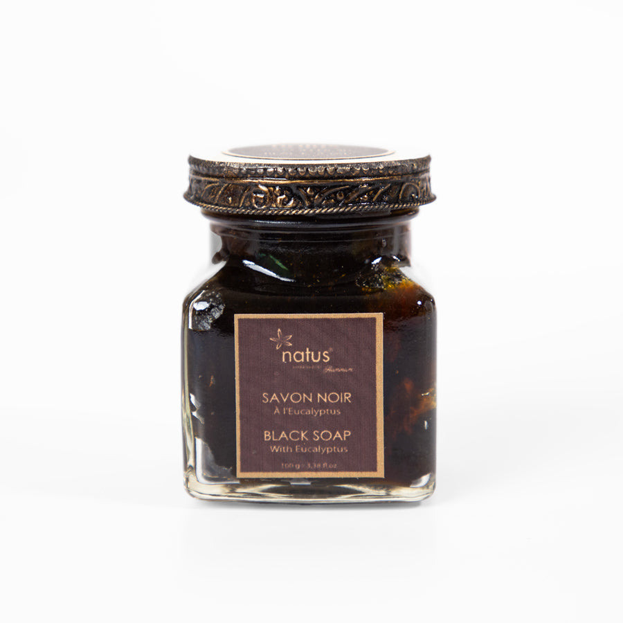 Savon noir à l'Eucalyptus 100g