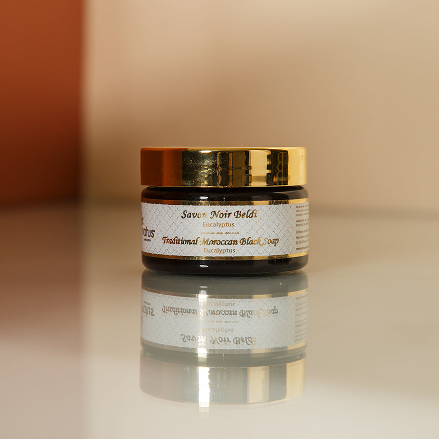 Black soap with eucalyptus 50g